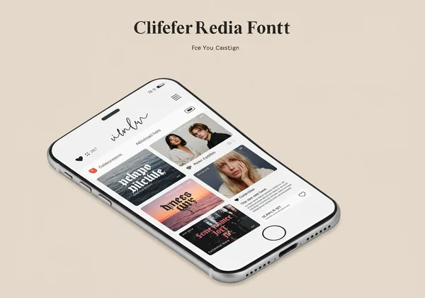 Mockup of a social media bio using various fancy fonts.