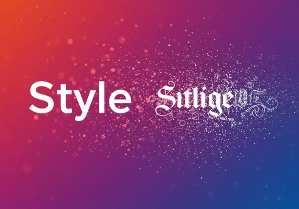 Plain text transforming into various aesthetic font styles.